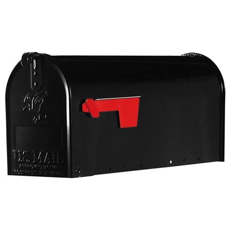 galvonized steel box crafting small gibralter|Ironside Post Mount Mailbox – Black .